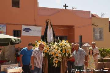 Misa y procesión religiosa en La Viña (Foto Francisco Javier Santana)